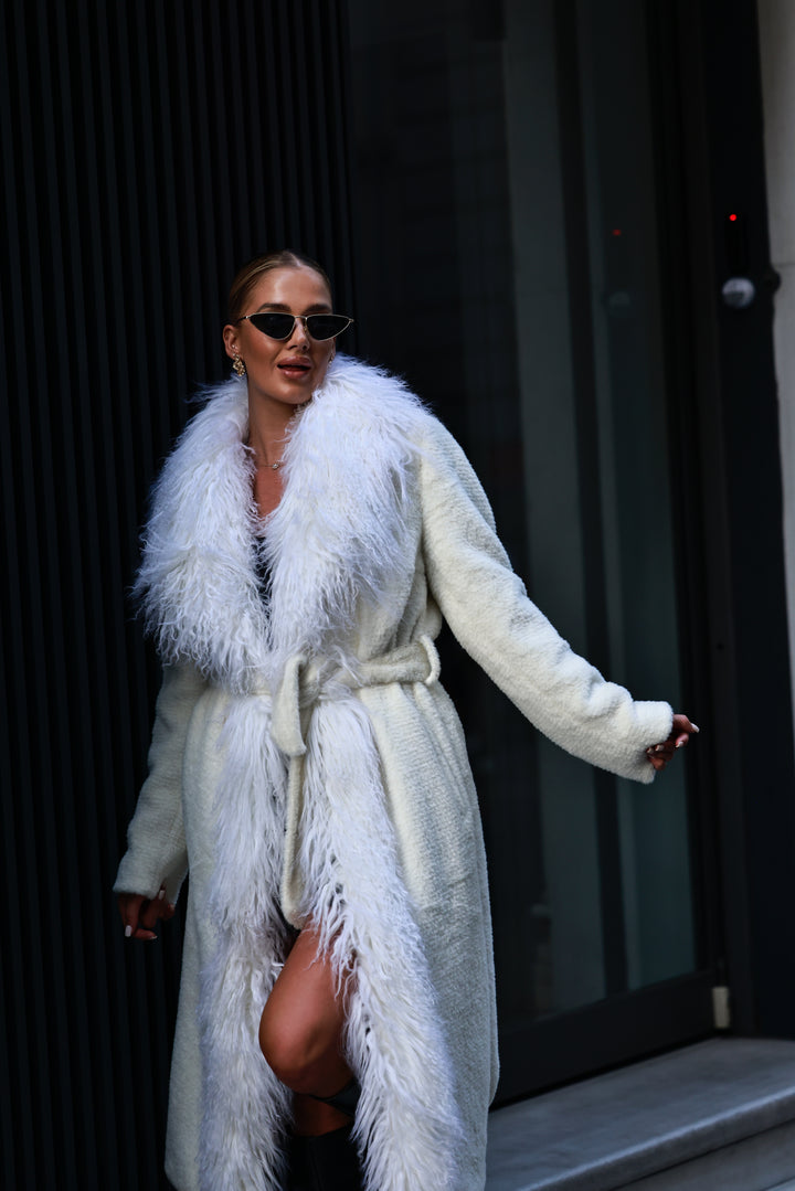 Mongolian coat white