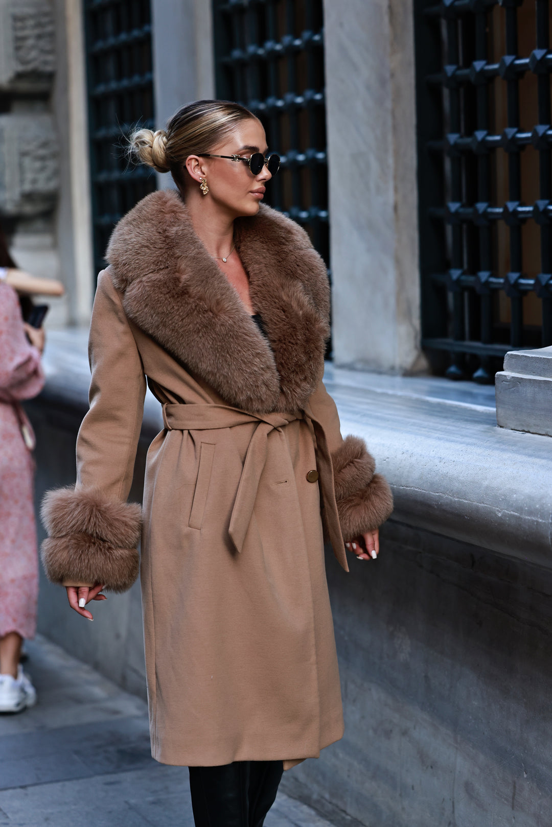Doris coat brown