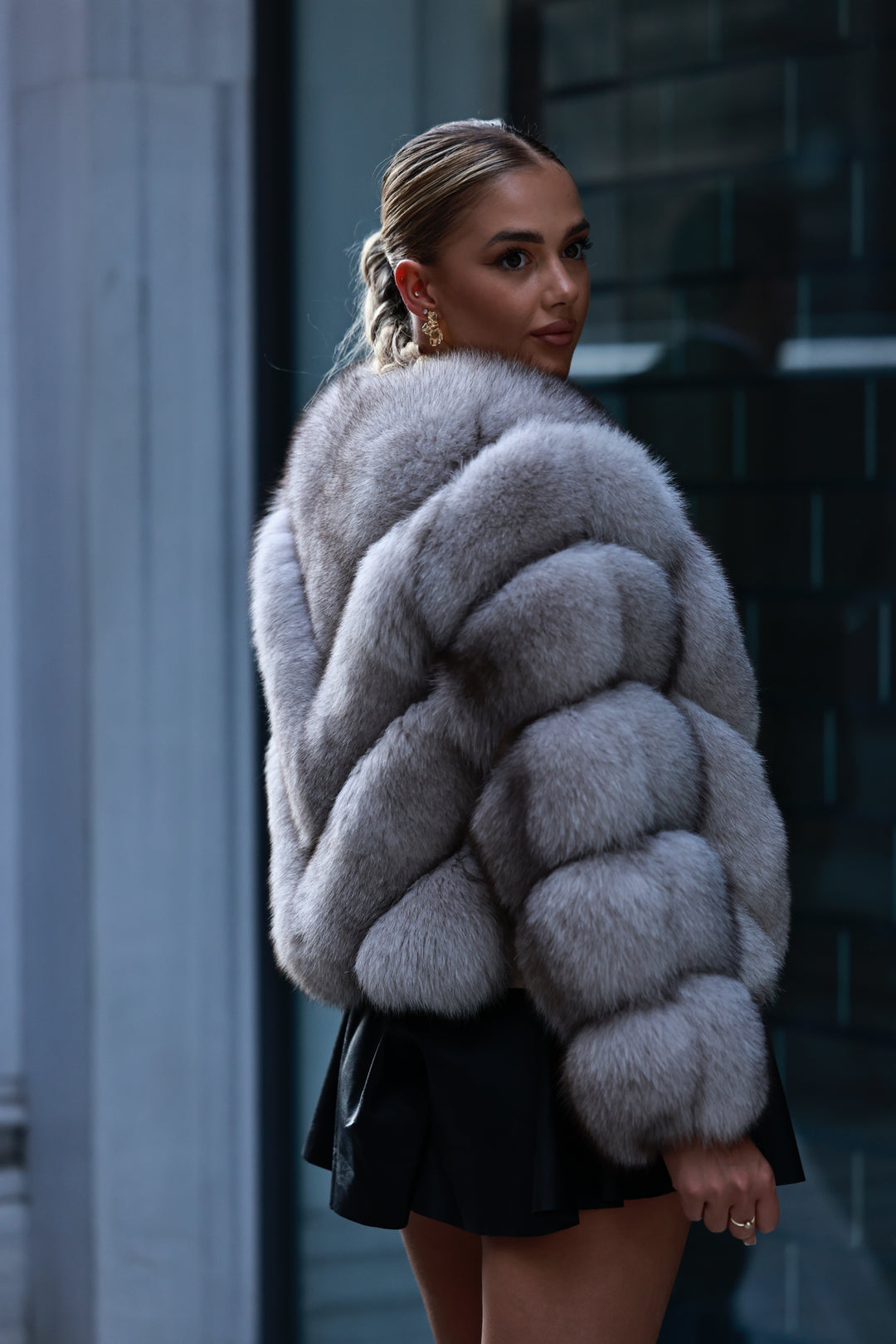 Fur coat Gloris beige