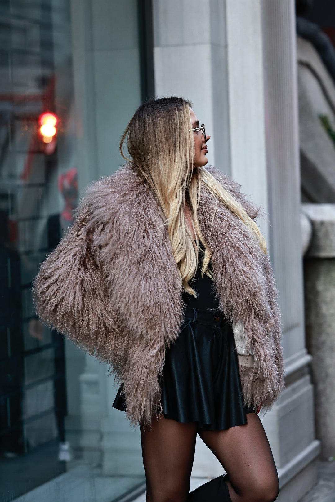 Mongolian desert fur coat 