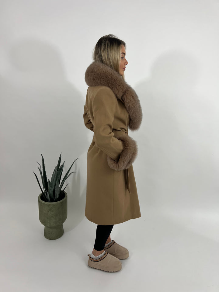 Doris coat brown