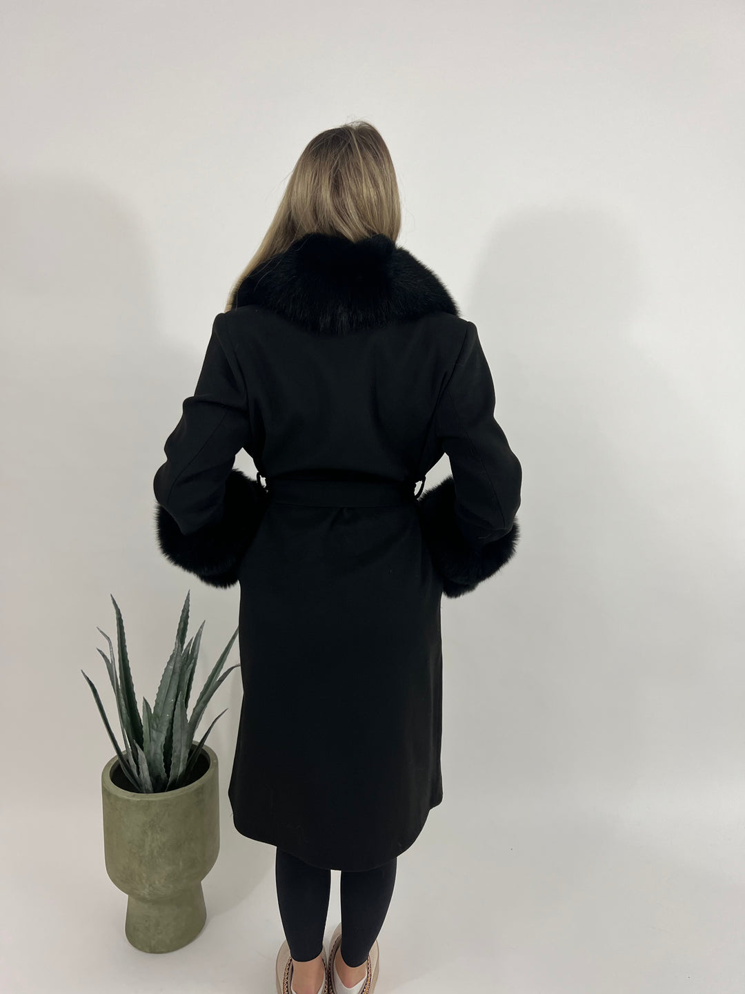 Doris coat, black
