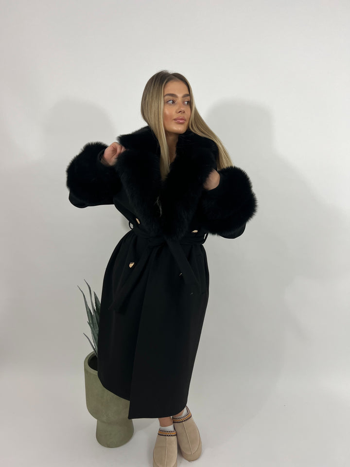 Doris coat, black