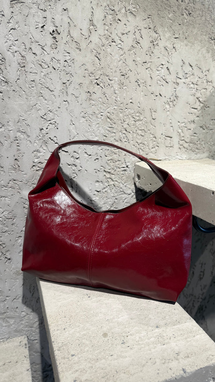 Handbag Yussy burgundy