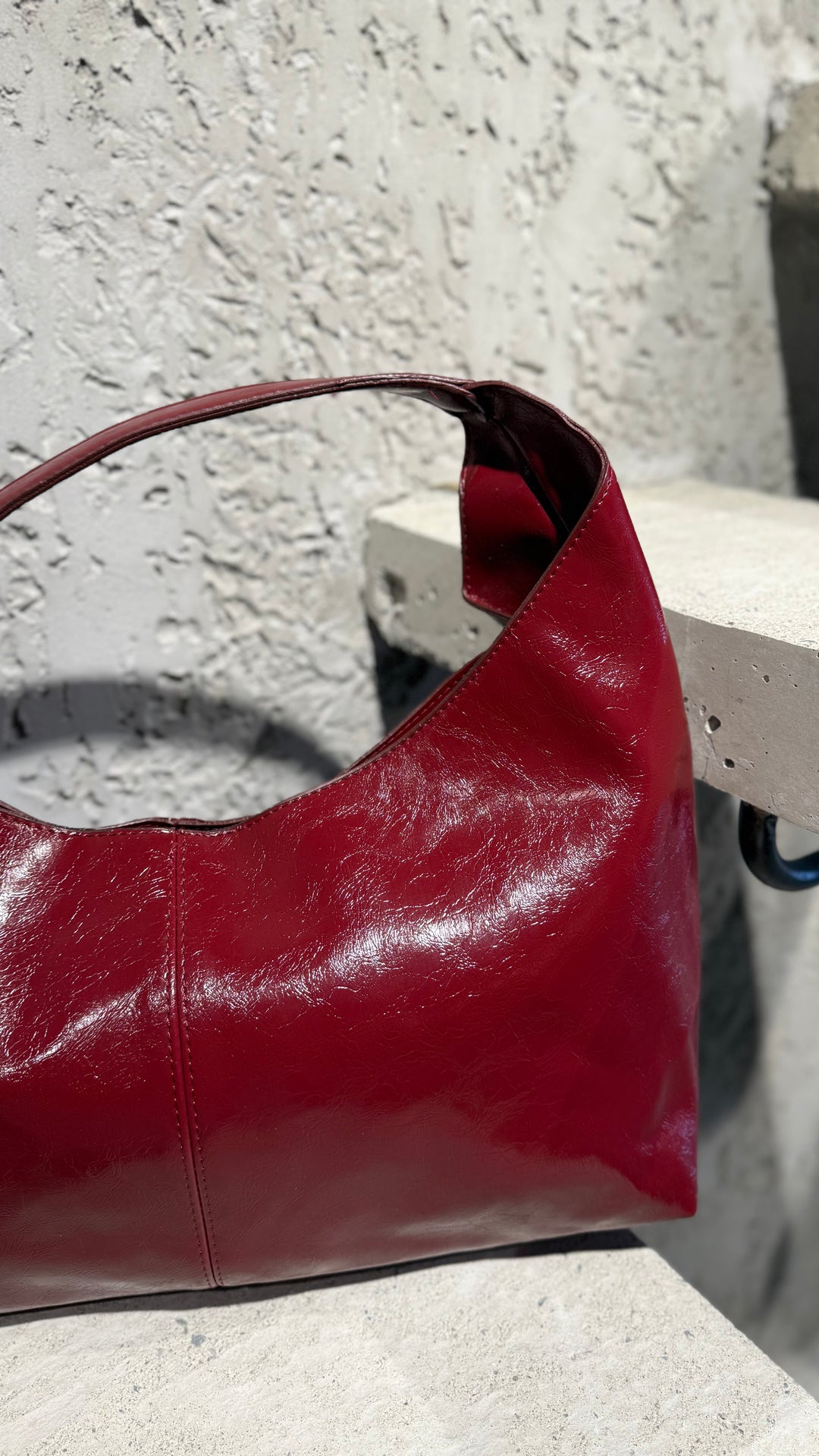 Handbag Yussy burgundy