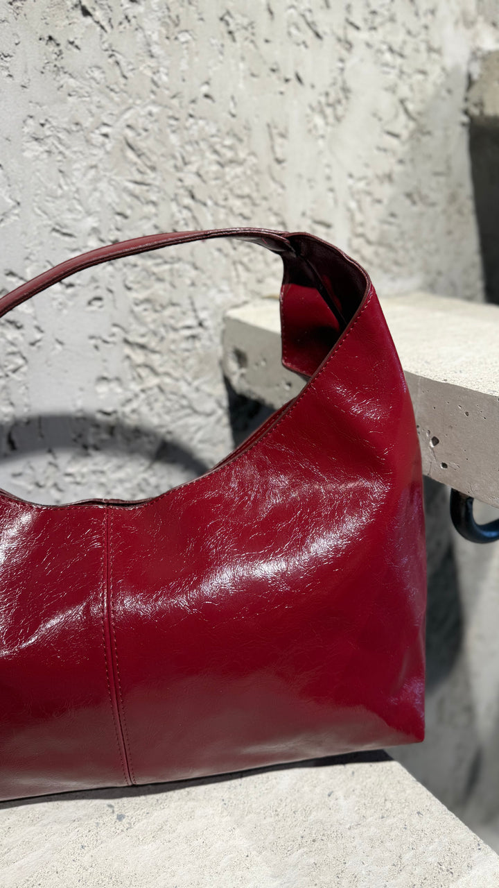 Handbag Yussy burgundy